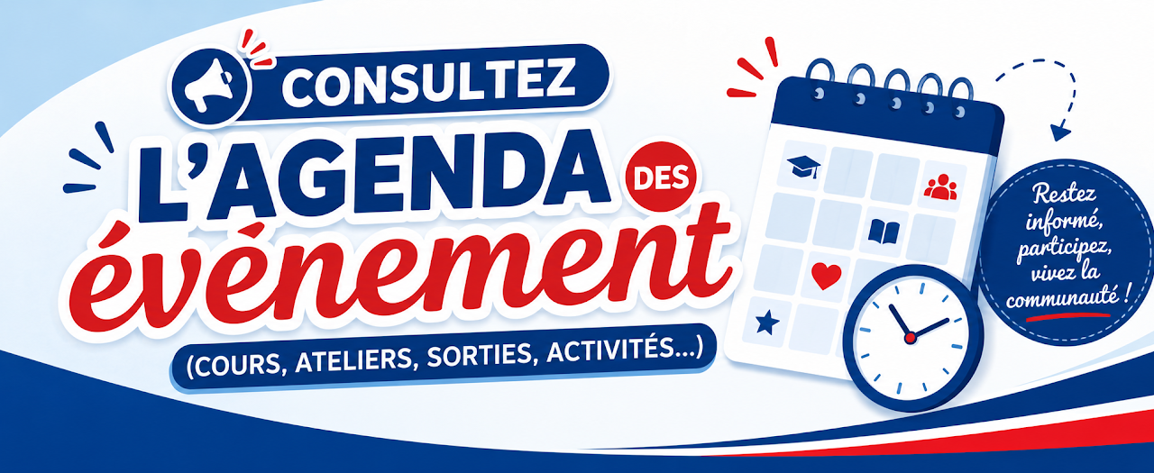 Consultez l’agenda des événements